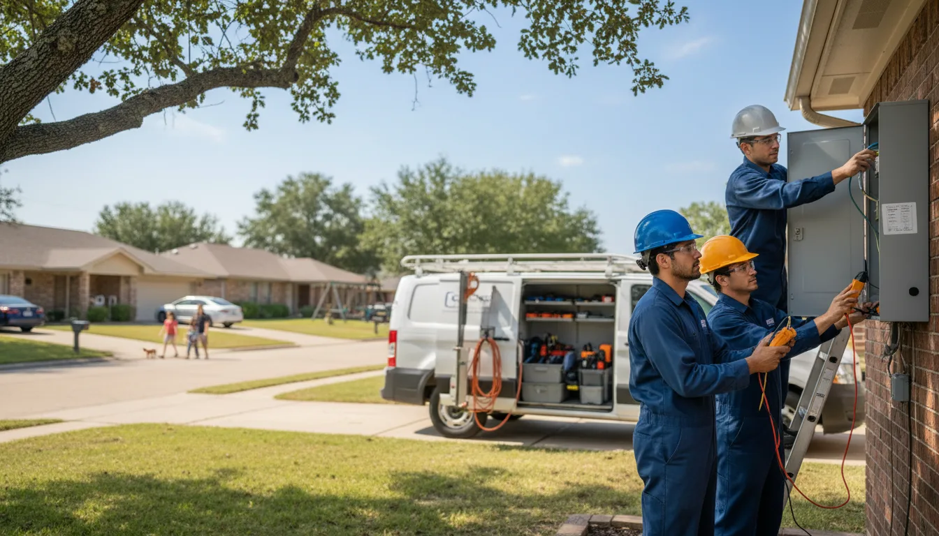 Certified electrician providing emergency electrical services in Florence, AL